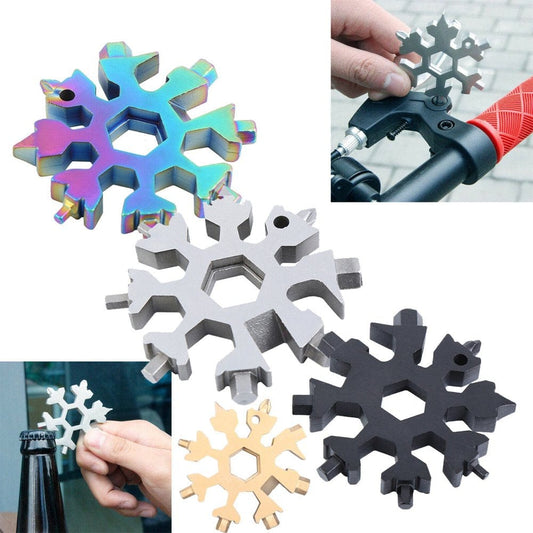 18 in 1 Snowflake Multi-Tool, Screwdriver, Christmas Gift