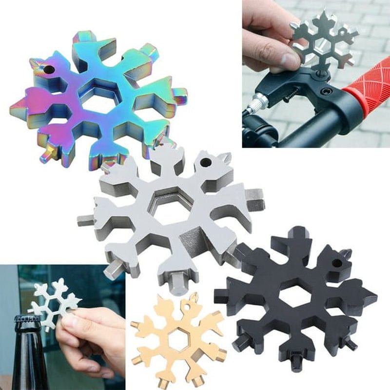 18 in 1 Snowflake Multi-Tool, Screwdriver, Christmas Gift