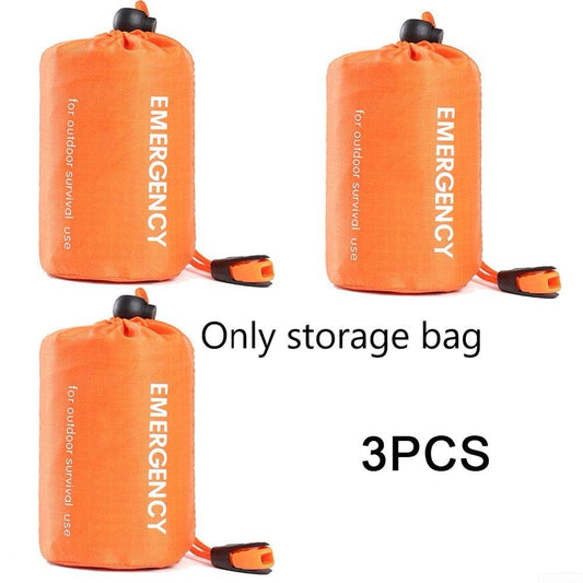 3*Pack Emergency Sleeping Bag Thermal Outdoor Survival Camping Hiking-Uk