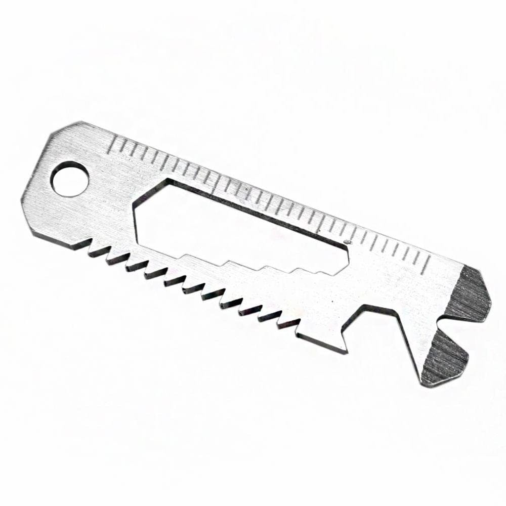 6 in 1 EDC Pocket Survival Tool Camping Screwdriver Bottle Opener Ruler