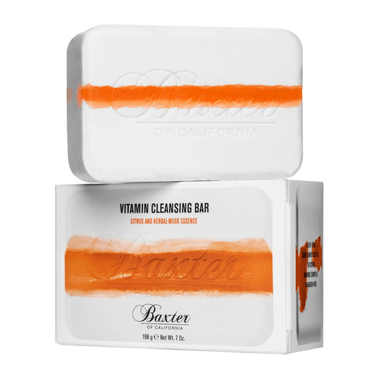 Baxter of California Vitamin Cleansing Bar: Citrus & Herbal Musk, 198g