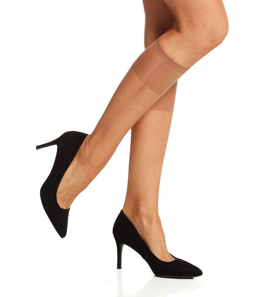 Women'S Berkshire 6525 Ultra Sheer Knee High - 3 Pack (French Coffee O/S)