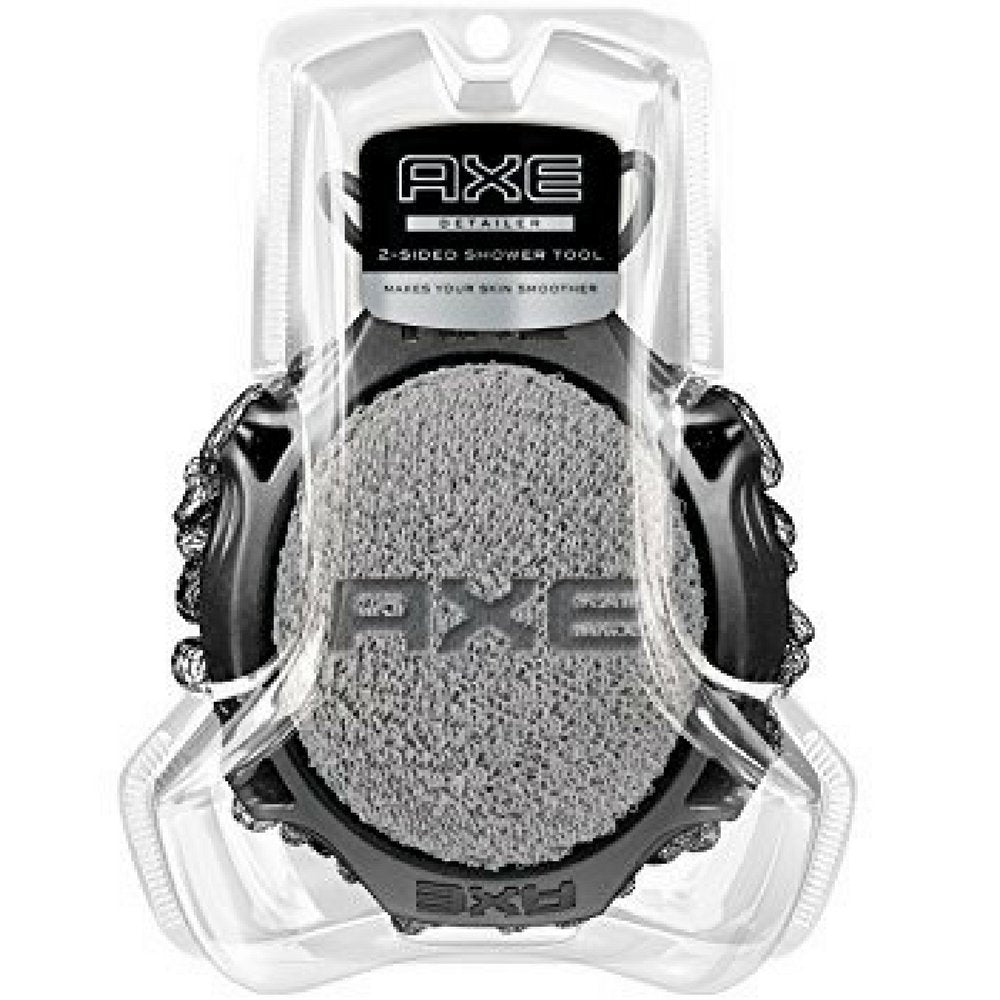 AXE Shower Tool Skin Cleanser for Smoother Skin Detailer Exfoliates & Gently Cleanses One Size, (Pack of 1)
