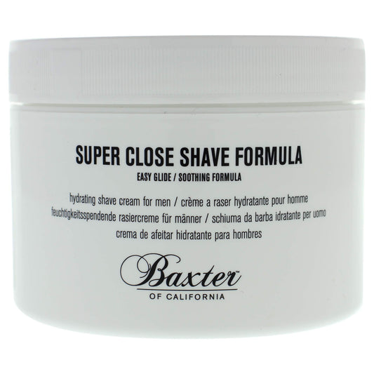 Baxter of California Super Close Shave Formula for Men | Easy Glide| Soothing Formula | Tea Tree Oil, Witch Hazel & Peppermint | 8 oz