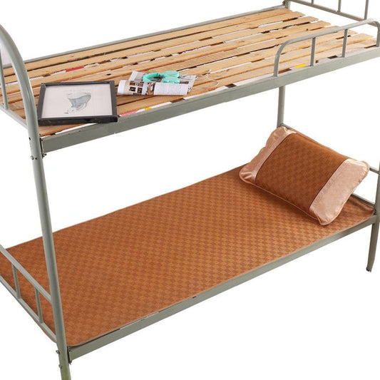 ANGGREK Cooling Mattresses,Cooling Sleeping Mat,Foldable Rattan Summer Sleeping Mat Cool Pad Cooling Bed Cusion for Home School Dormitory